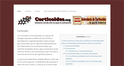 Desktop Screenshot of corticoides.org
